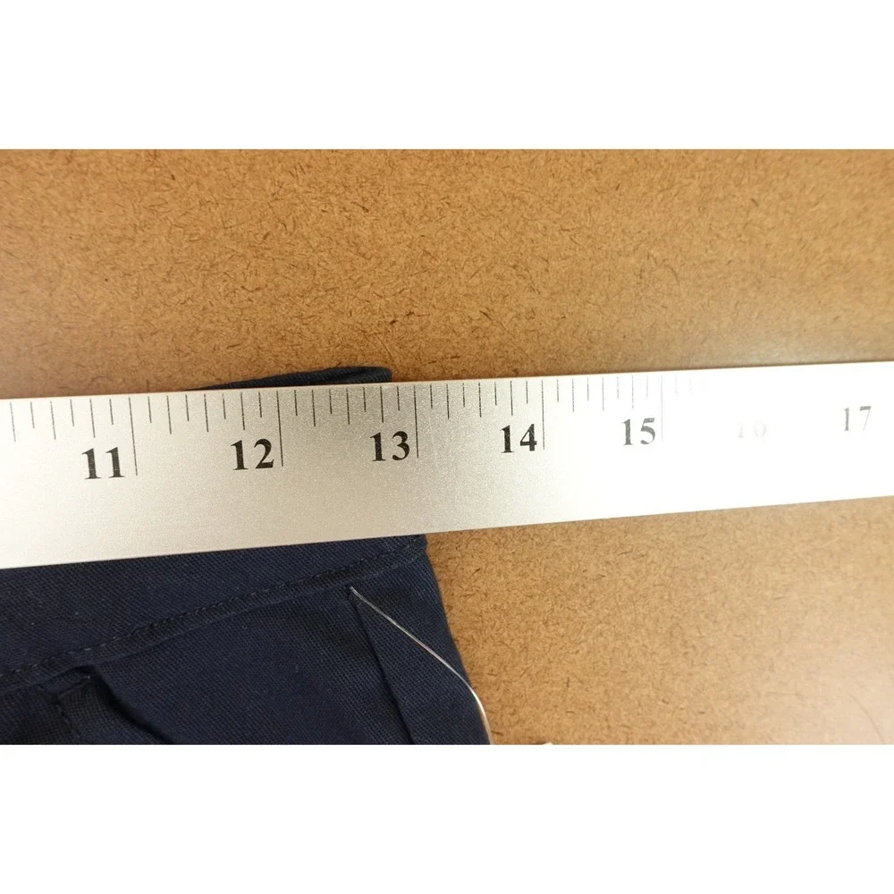 Old Navy Girls Size 12 Blue Stretch School Uniform Bootcut Pants 2 Pack NWT